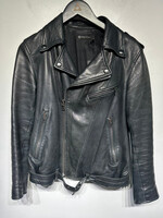 AG Lamb Leather Black Jacket Fem S
