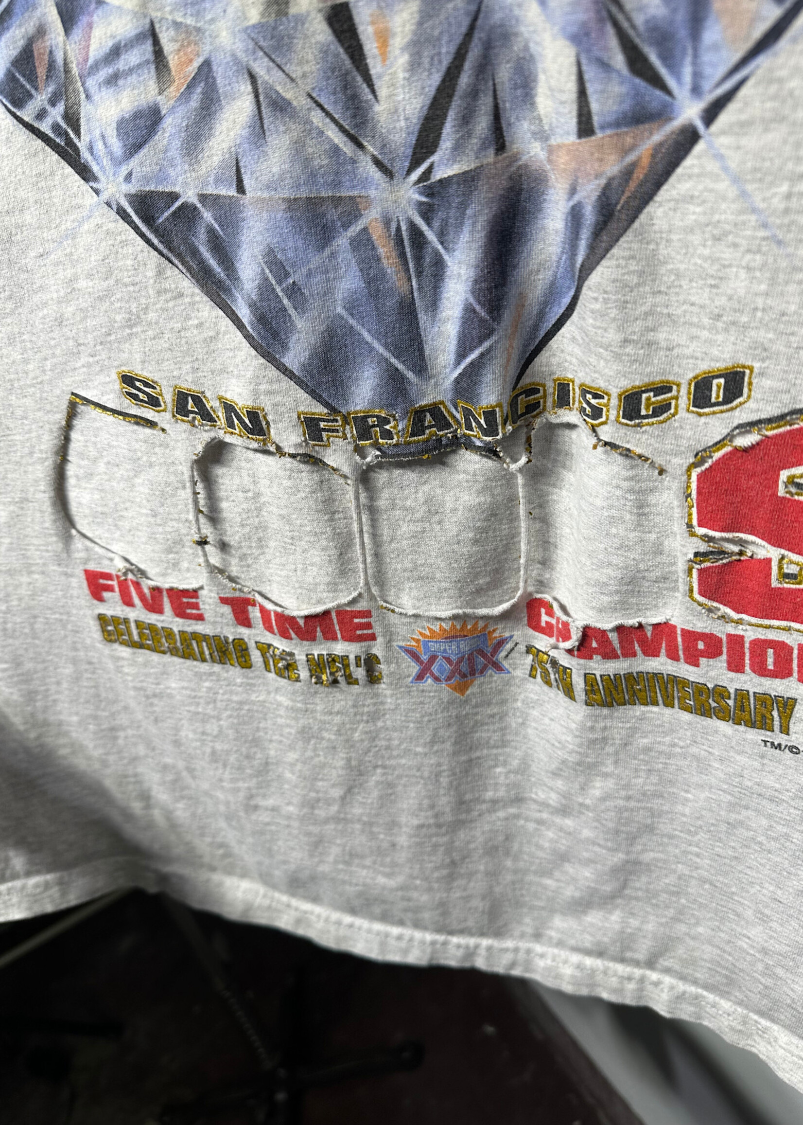 Super Bowl XXVI Red  Vintage Tee XL
