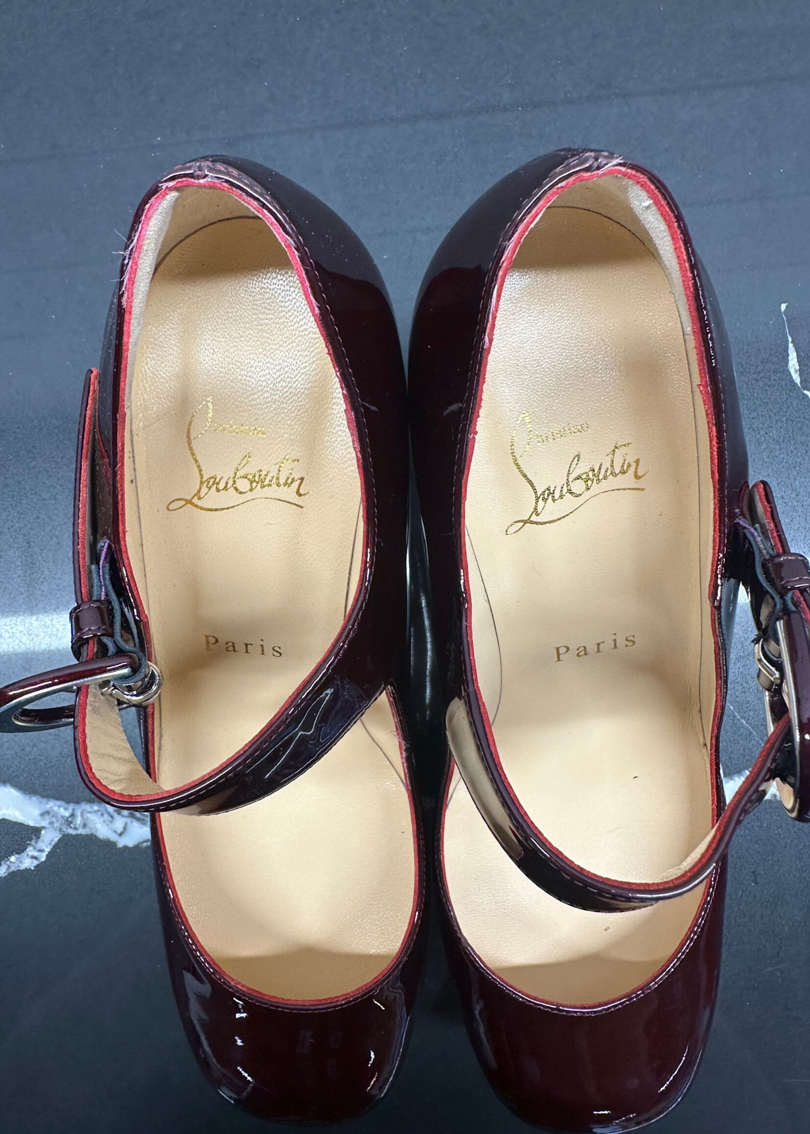 Christian Louboutin Patent Platform Heels 36/6