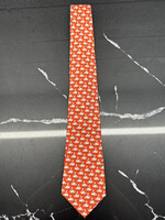 Chanel Red Swan Tie OS