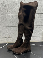 Prada Womens Knee High Boots Brown Fem 6