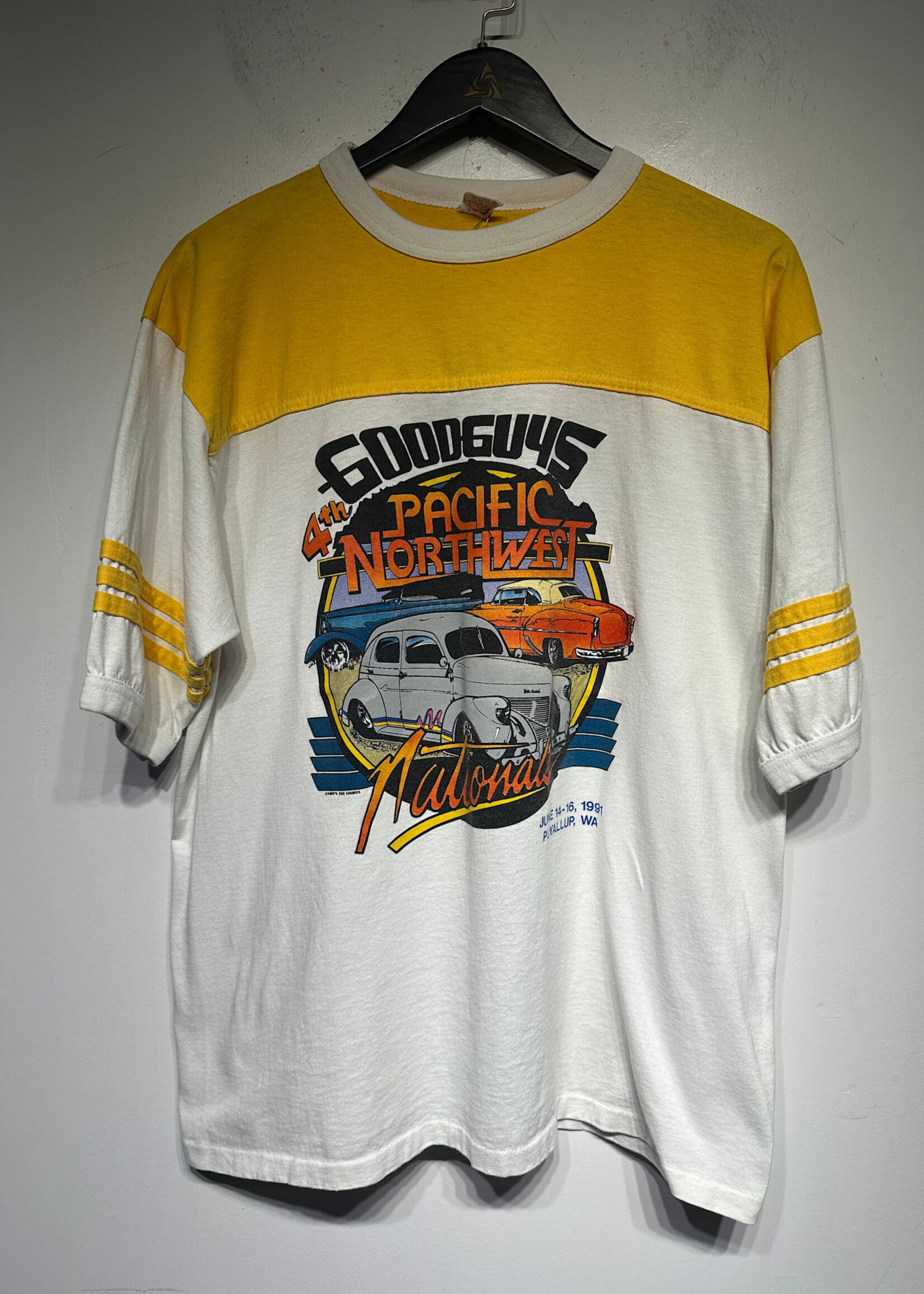 Good Guys '91 Yellow White Ringer XL