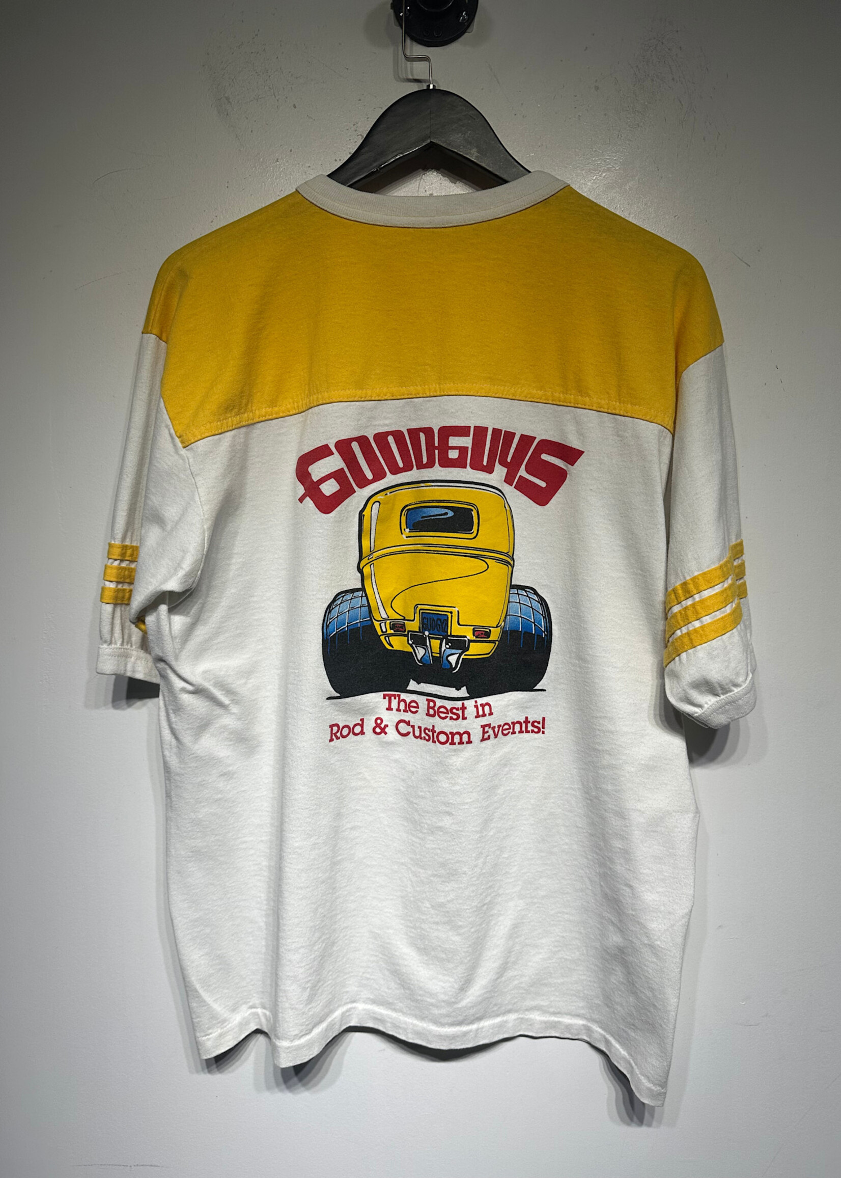 Good Guys '91 Yellow White Ringer XL