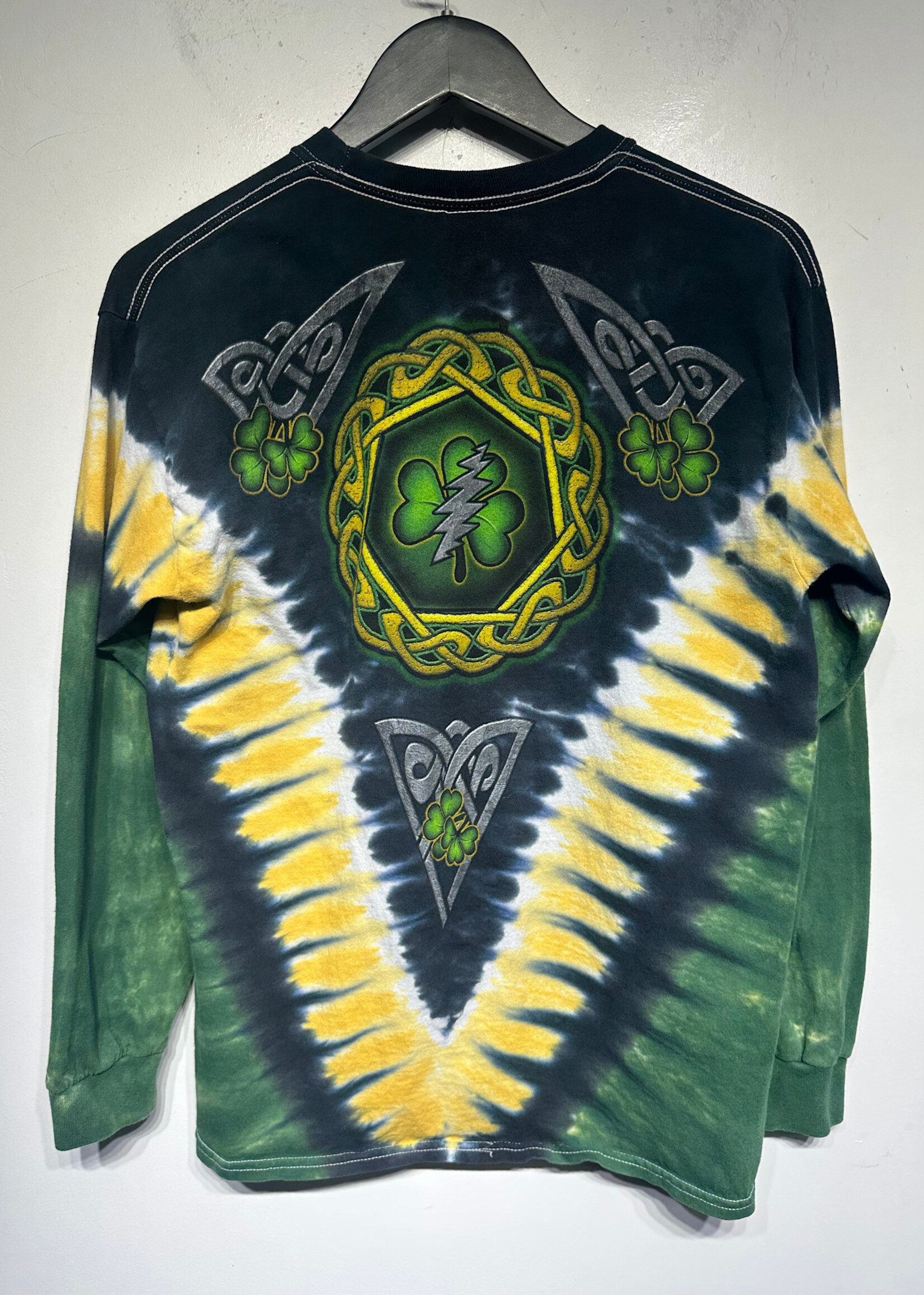 Liquid Blue 2011 Grateful Dead Green Tie Dye LS M