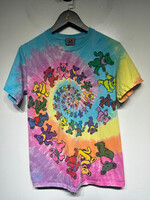 Grateful Dead Spiral Bear Dyed Graphic Tee Masc S