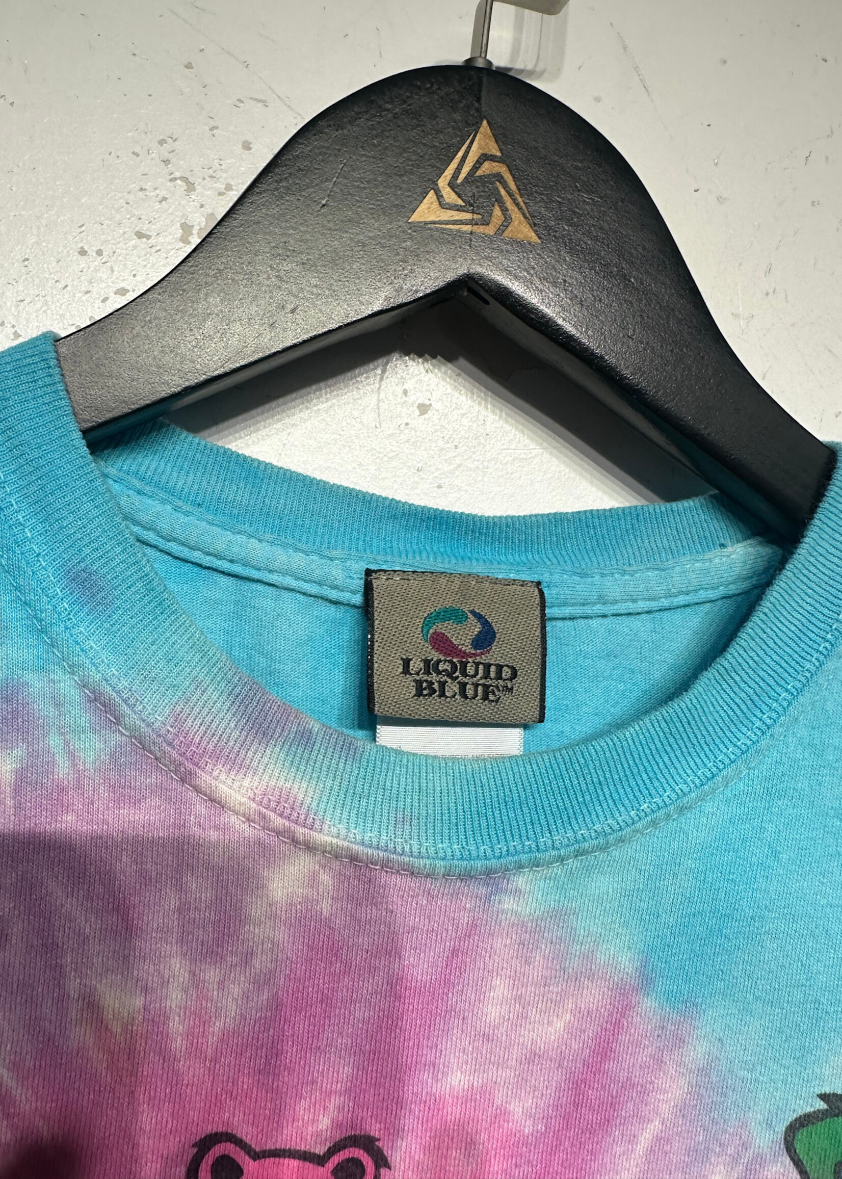 Grateful Dead Spiral Bear Dyed Graphic Tee Masc S