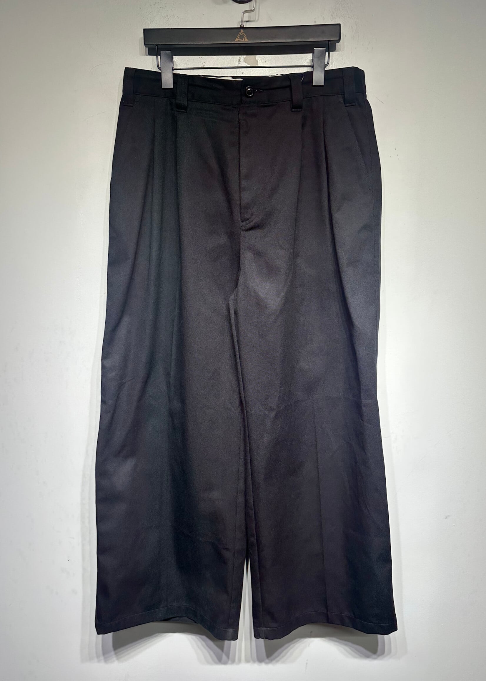 Margiela Baggy Pleated Canvas Work Pants 36