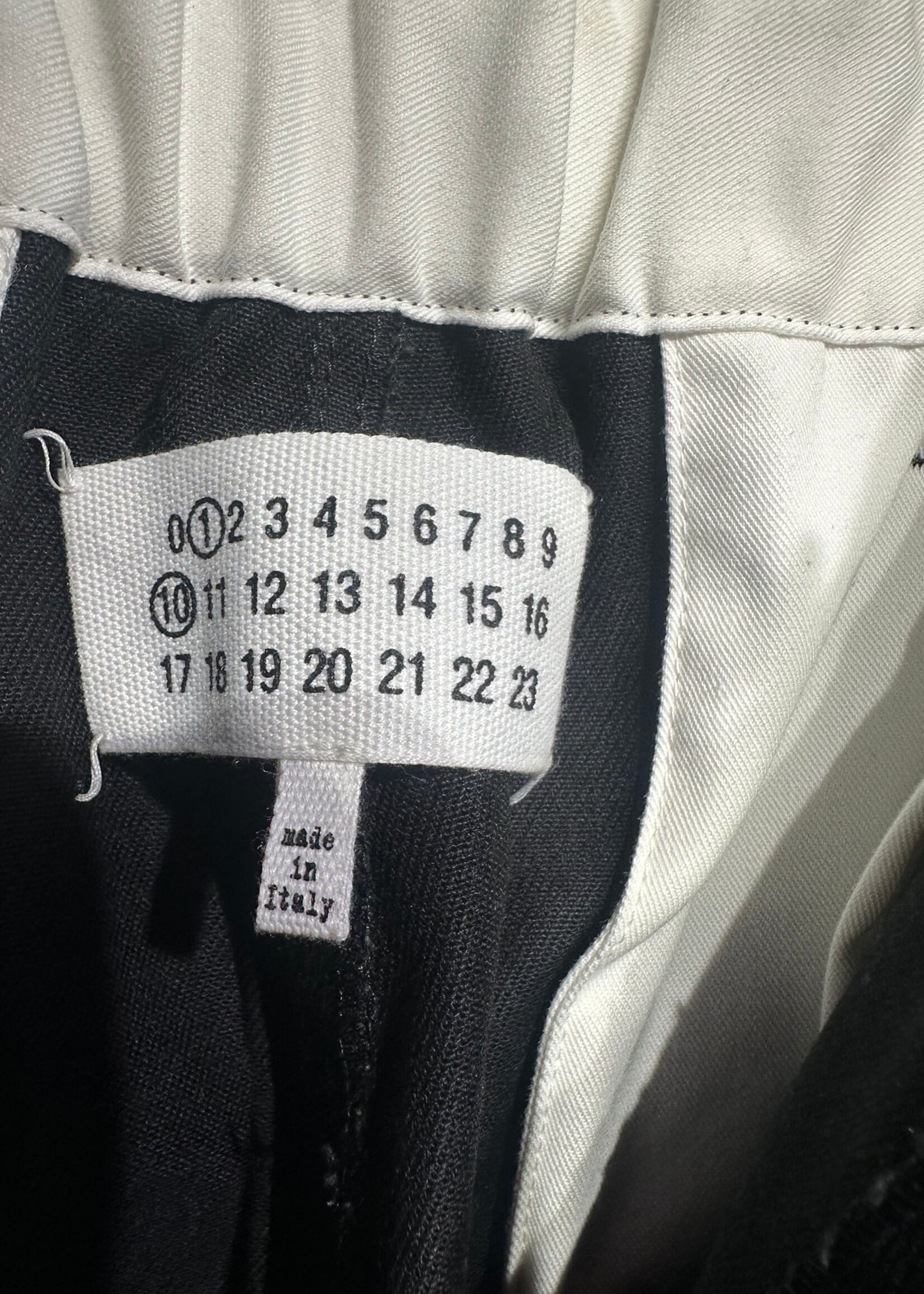 Margiela Baggy Pleated Canvas Work Pants 36