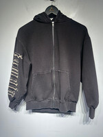 I Am Gia Heavyweight Zip Logo Hoodie S