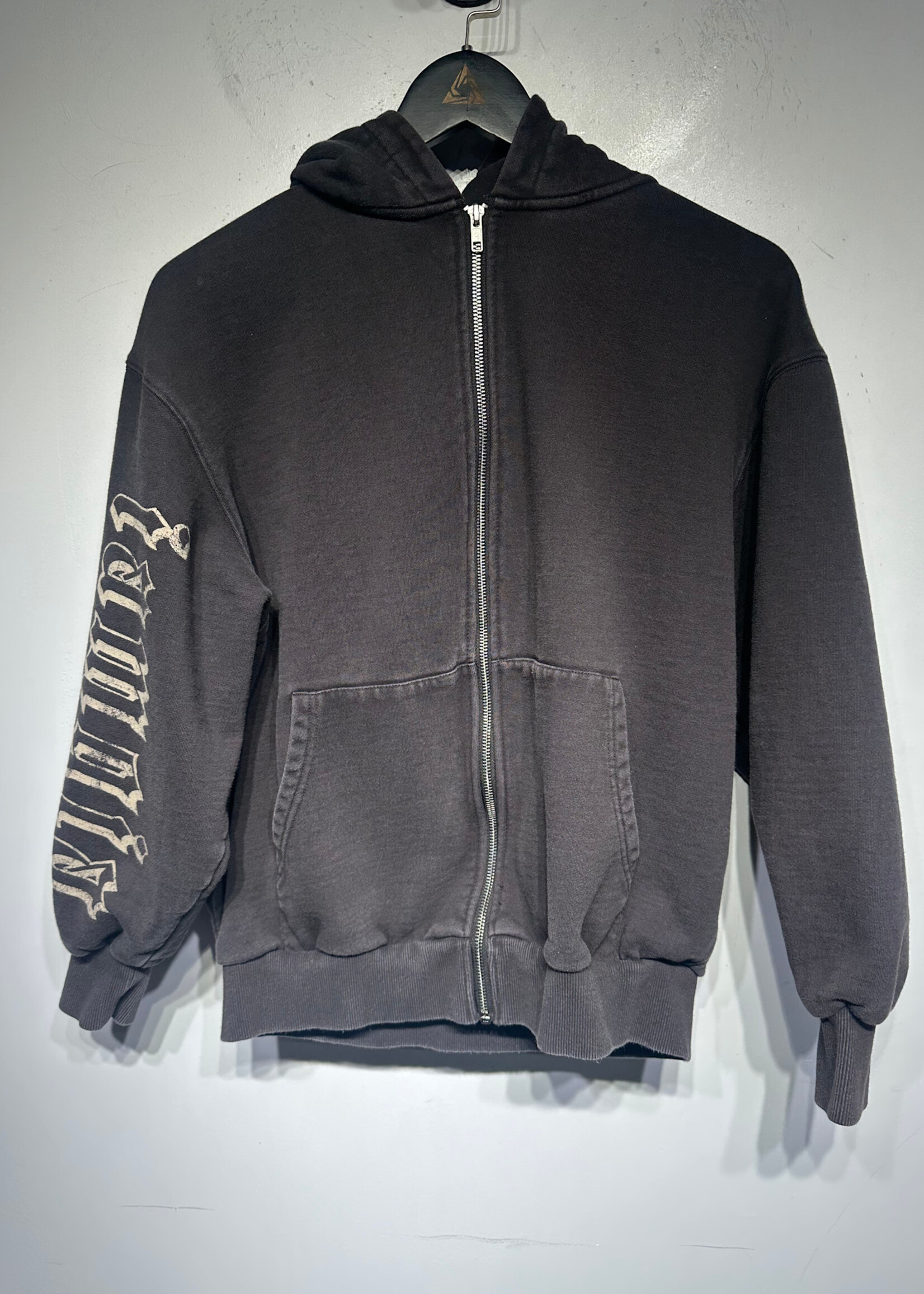 I Am Gia Heavyweight Zip Logo Hoodie S