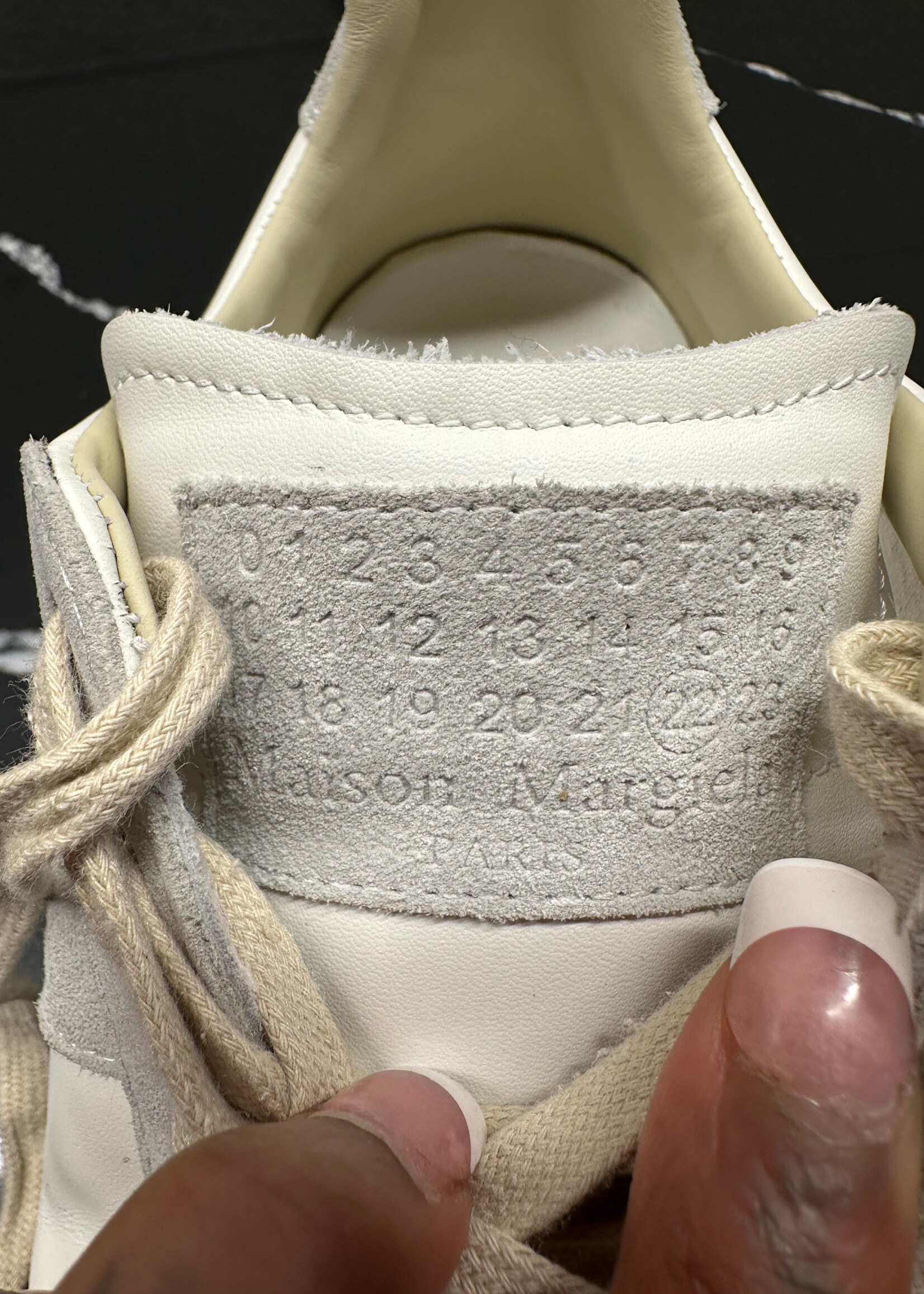 Margiela Replicas White Grey Gum Sole 9 Masc