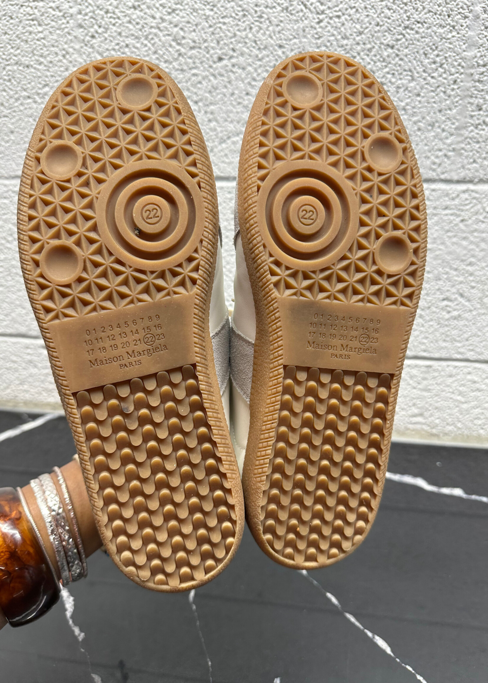 Margiela Replicas White Grey Gum Sole 9 Masc