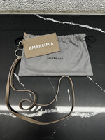 Balenciaga Tan Strap Wallet
