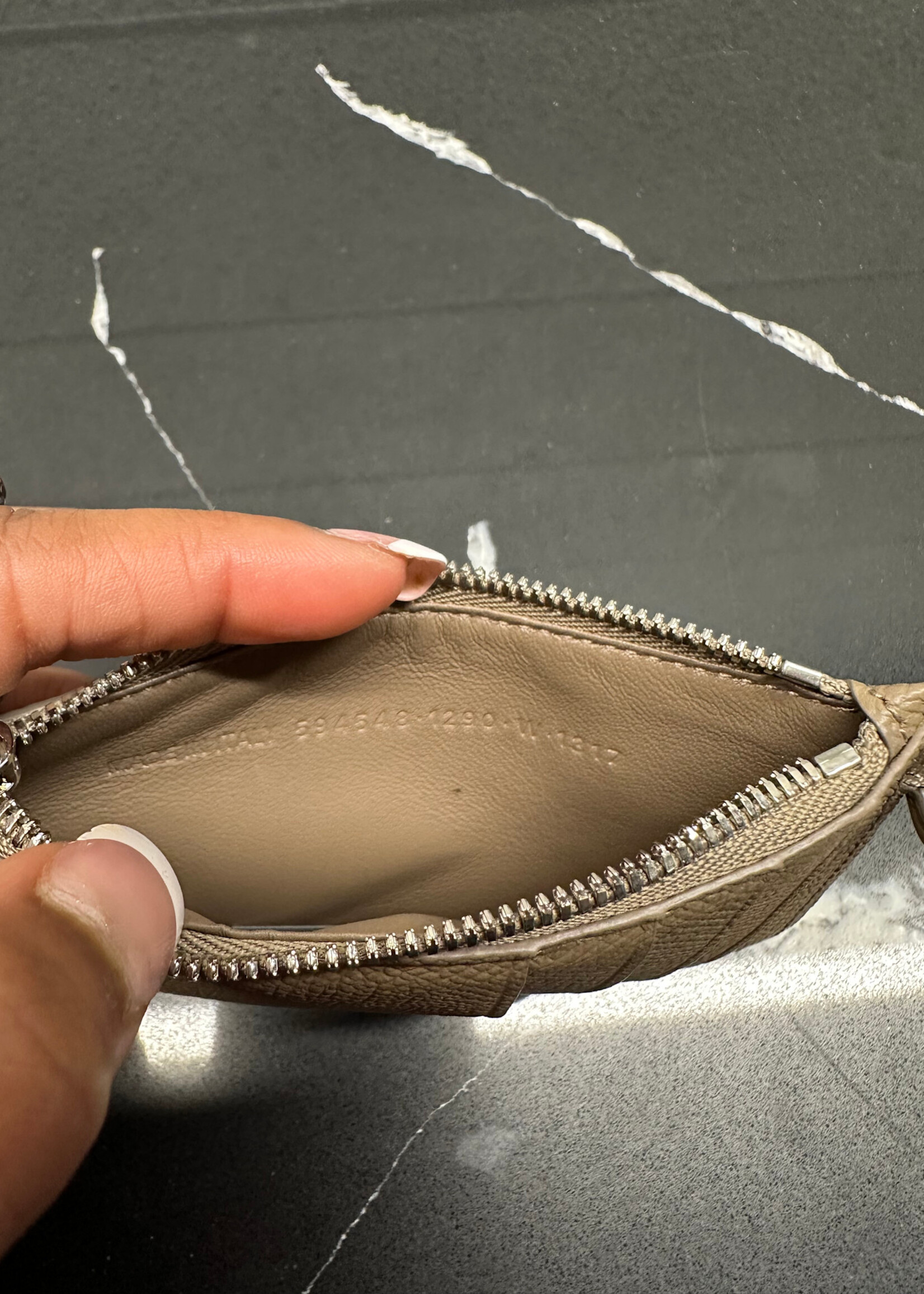Balenciaga Tan Strap Wallet