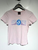Zion Jannis Joplin Pink Portrait Baby Tee Fem S As Is