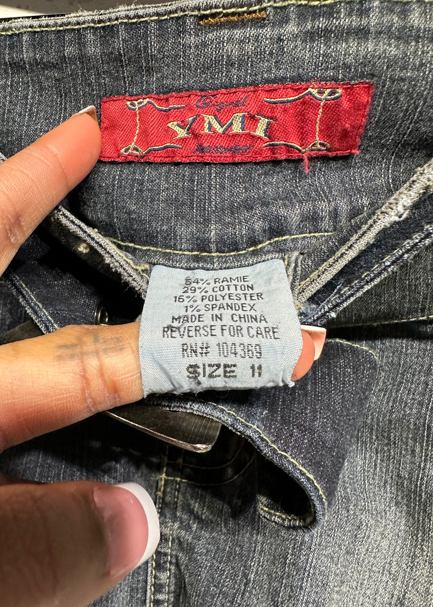 YMI Dark Blue Jean Skirt Fem 30