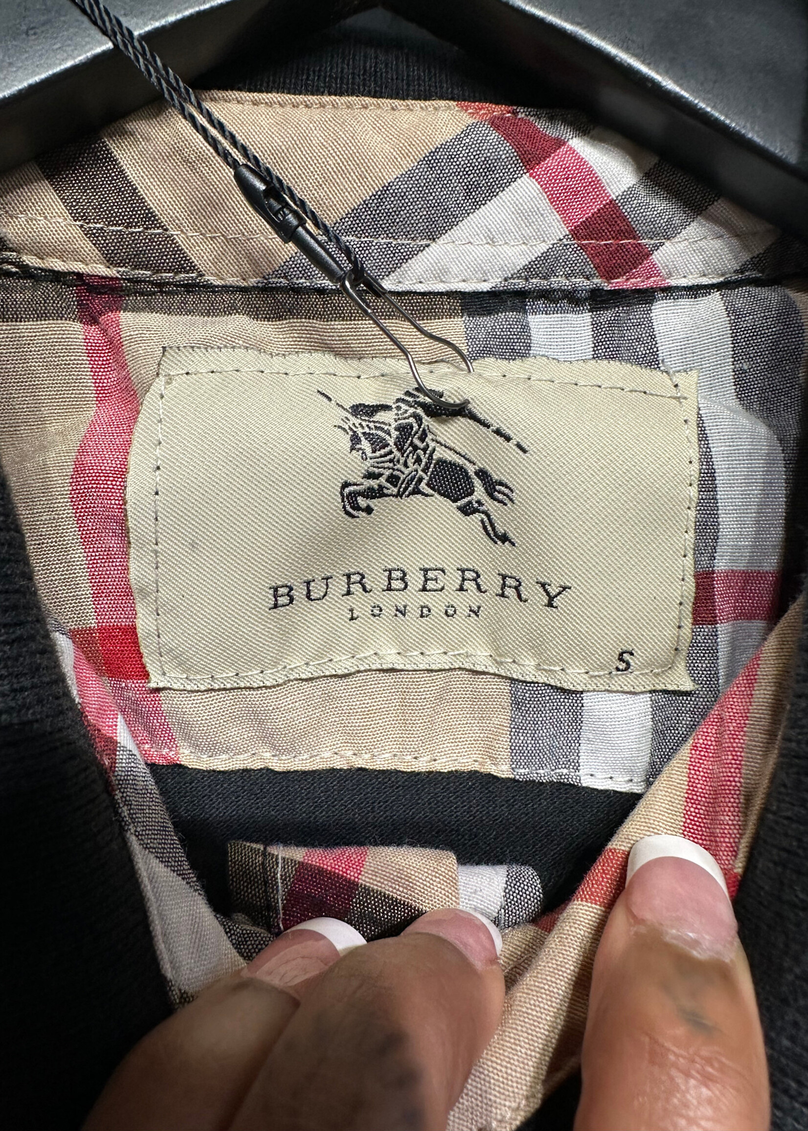 Burberry Black SS Polo S