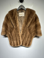 Duplers Vintage Fur Shawl OS