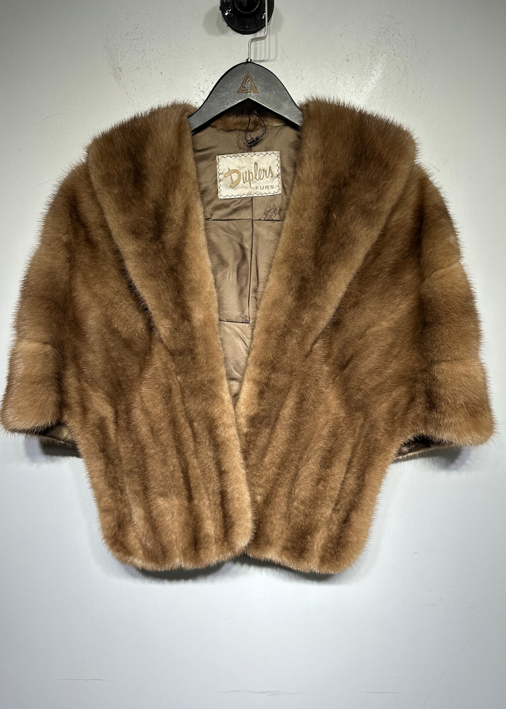 Duplers Vintage Fur Shawl OS