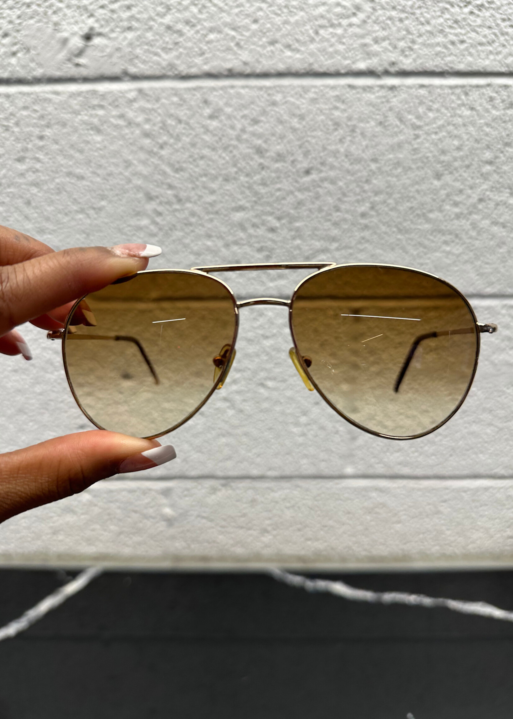 Gucci GG1287 Aviator Glasses W CASE AS IS