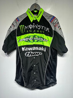 ADM Monster Energy Black Green Racing Jersey Masc M