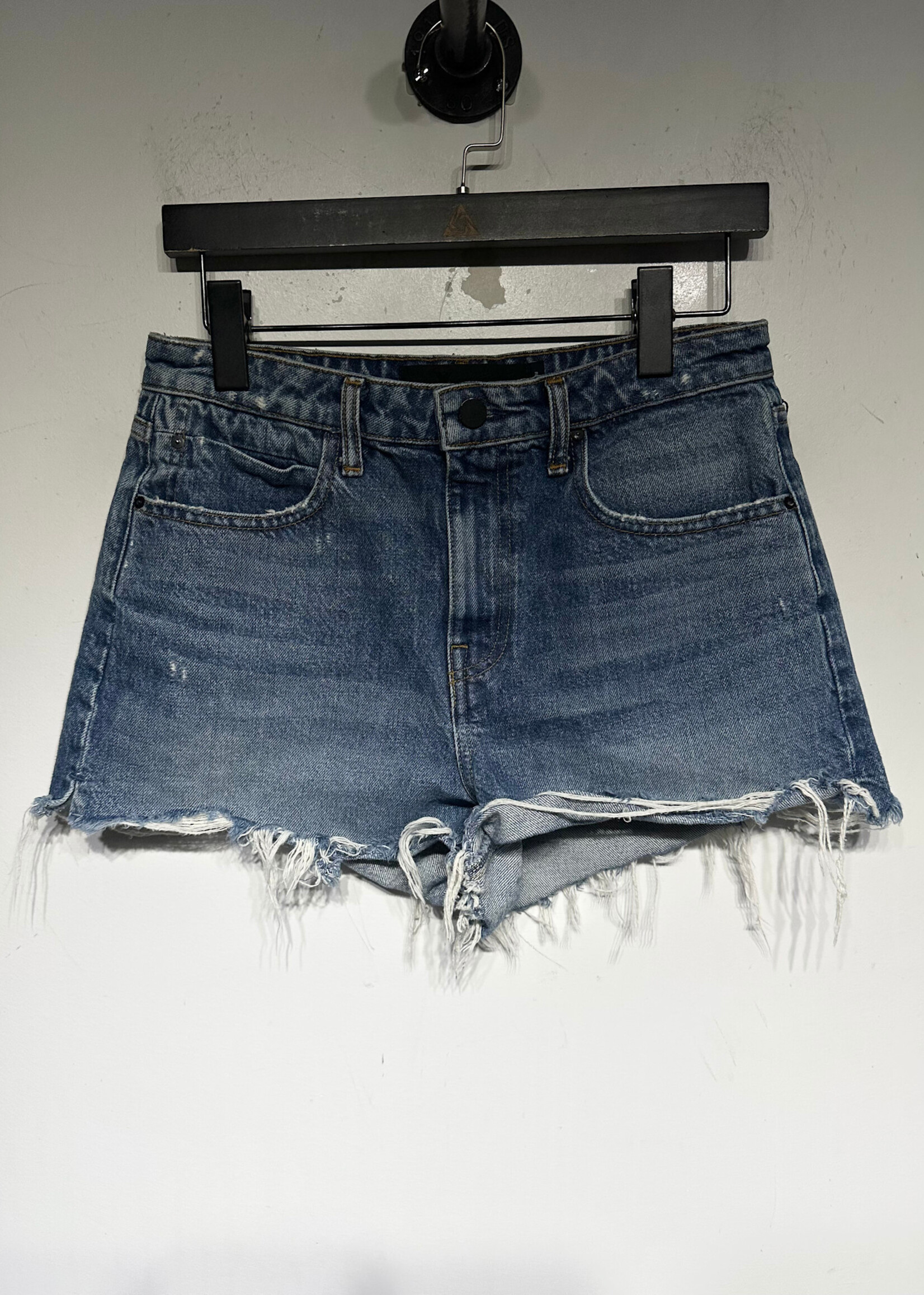 Alexander Wang Mid Wash Denim Shorts 28