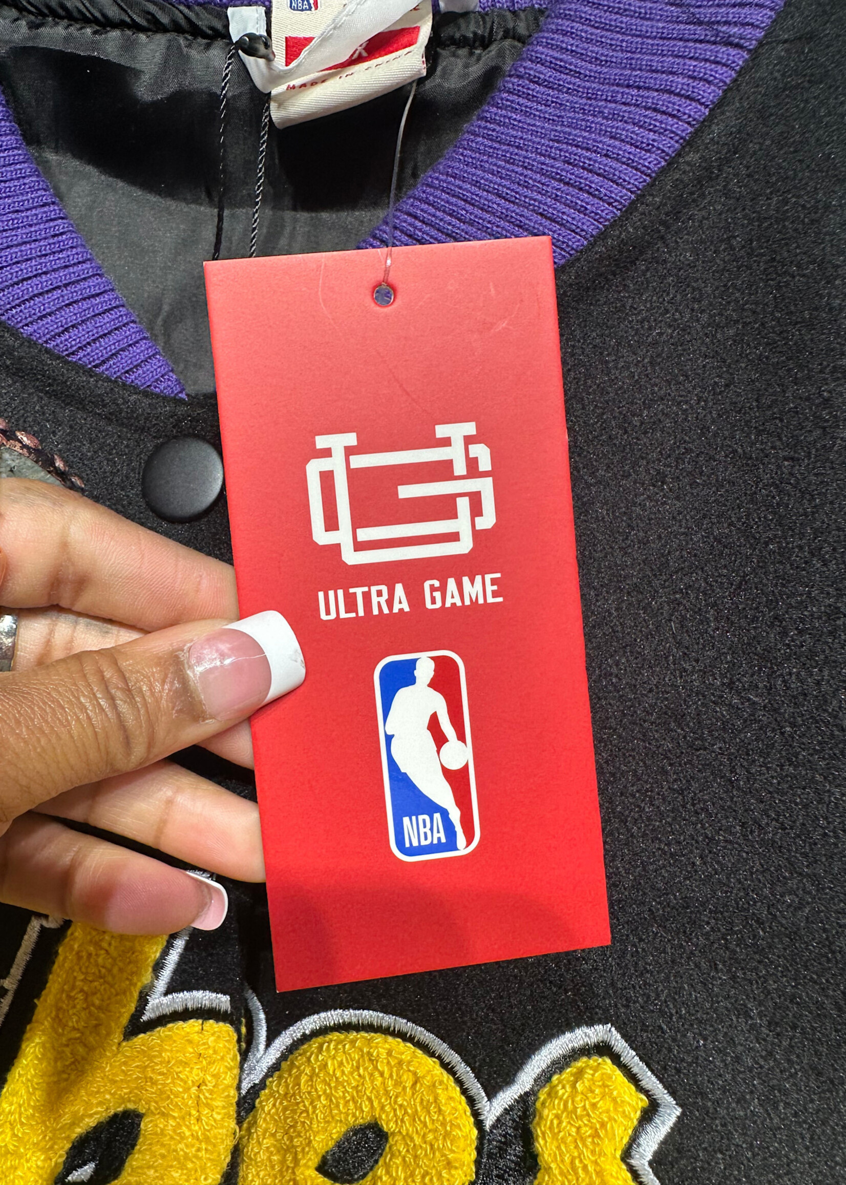 Lakers Ultra Game Crop Varsity Fem XXL