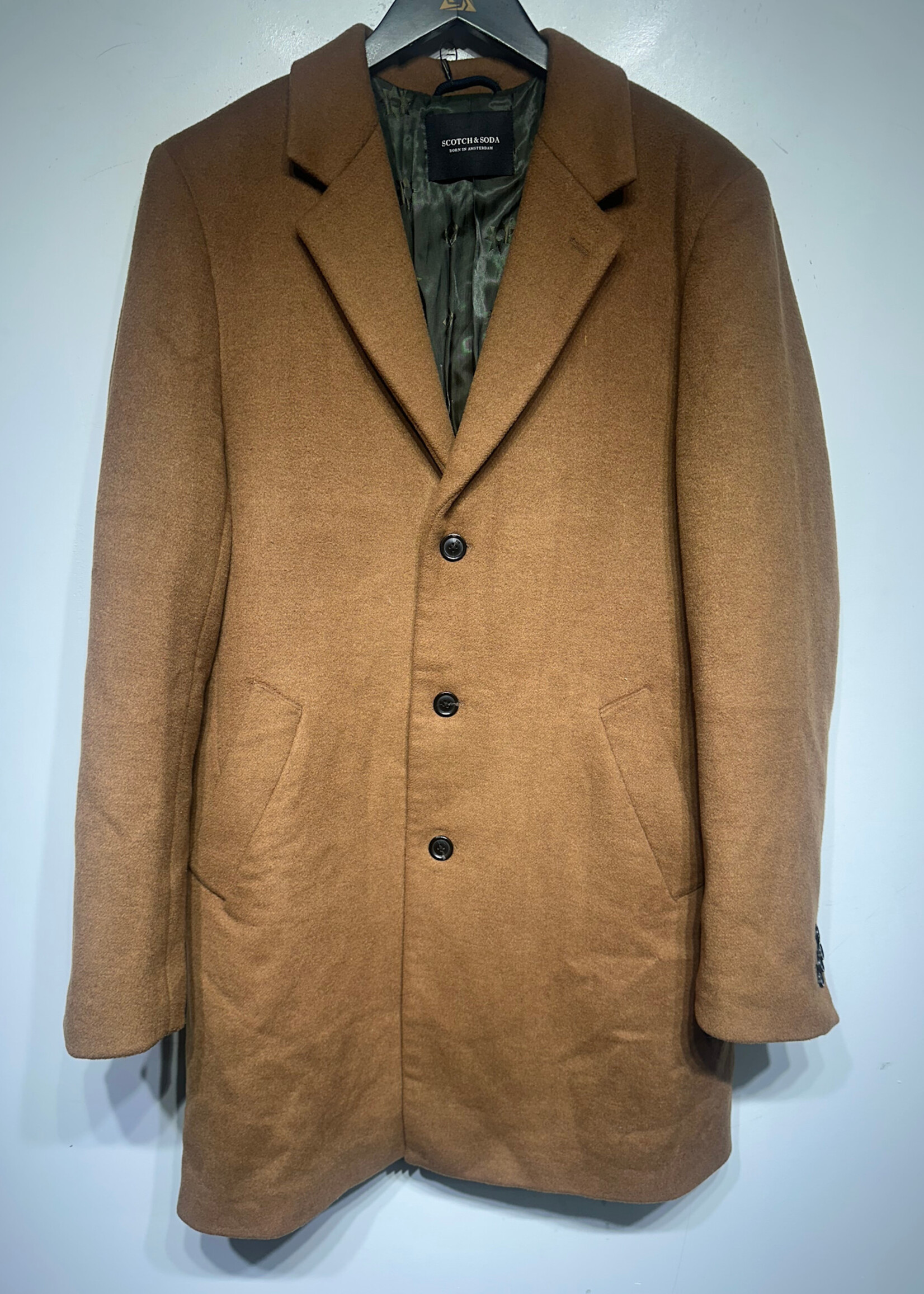 Scotch & Soda Camel Coat Masc L
