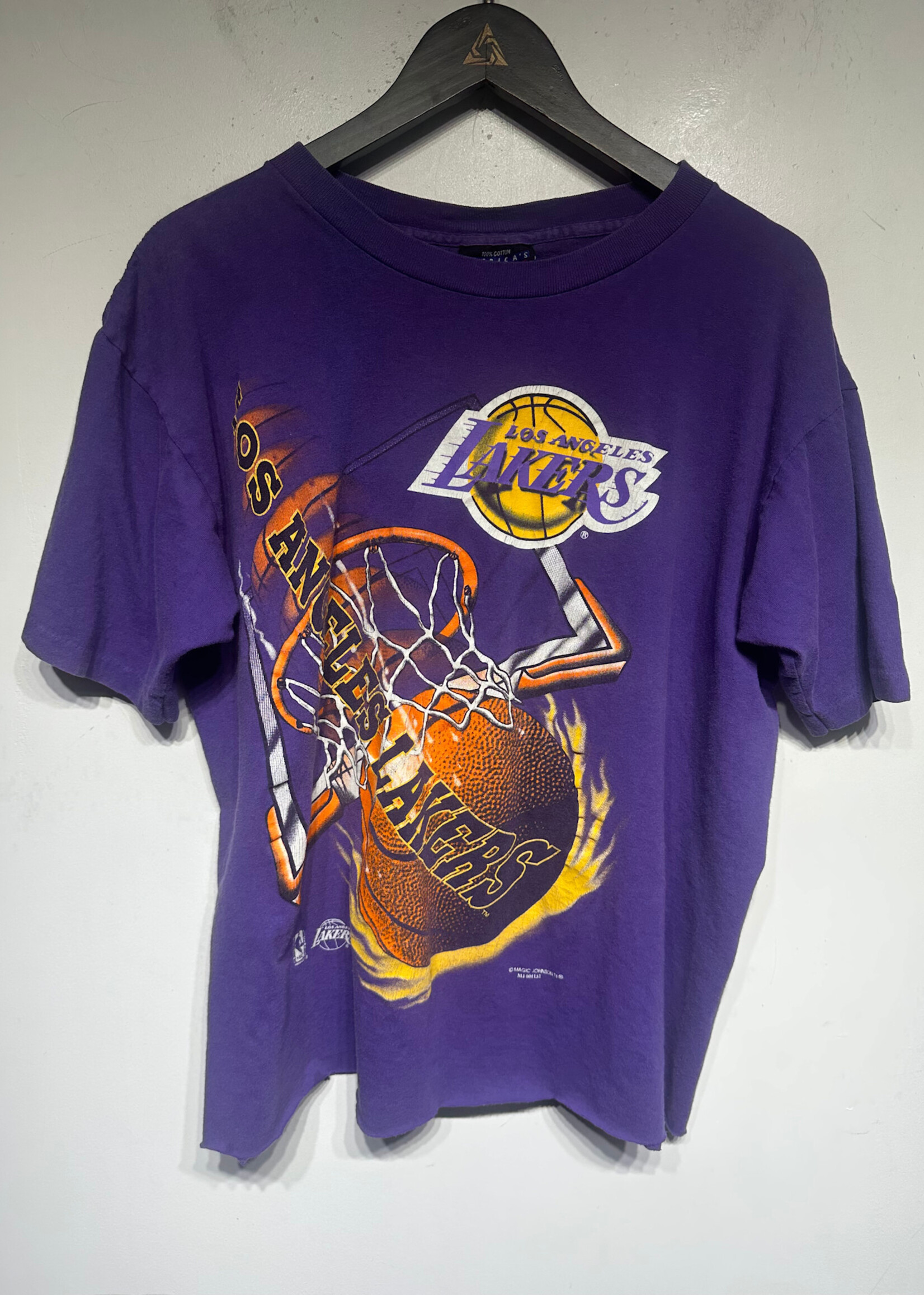 America's Favorites Lakers Crop Tee L AS IS