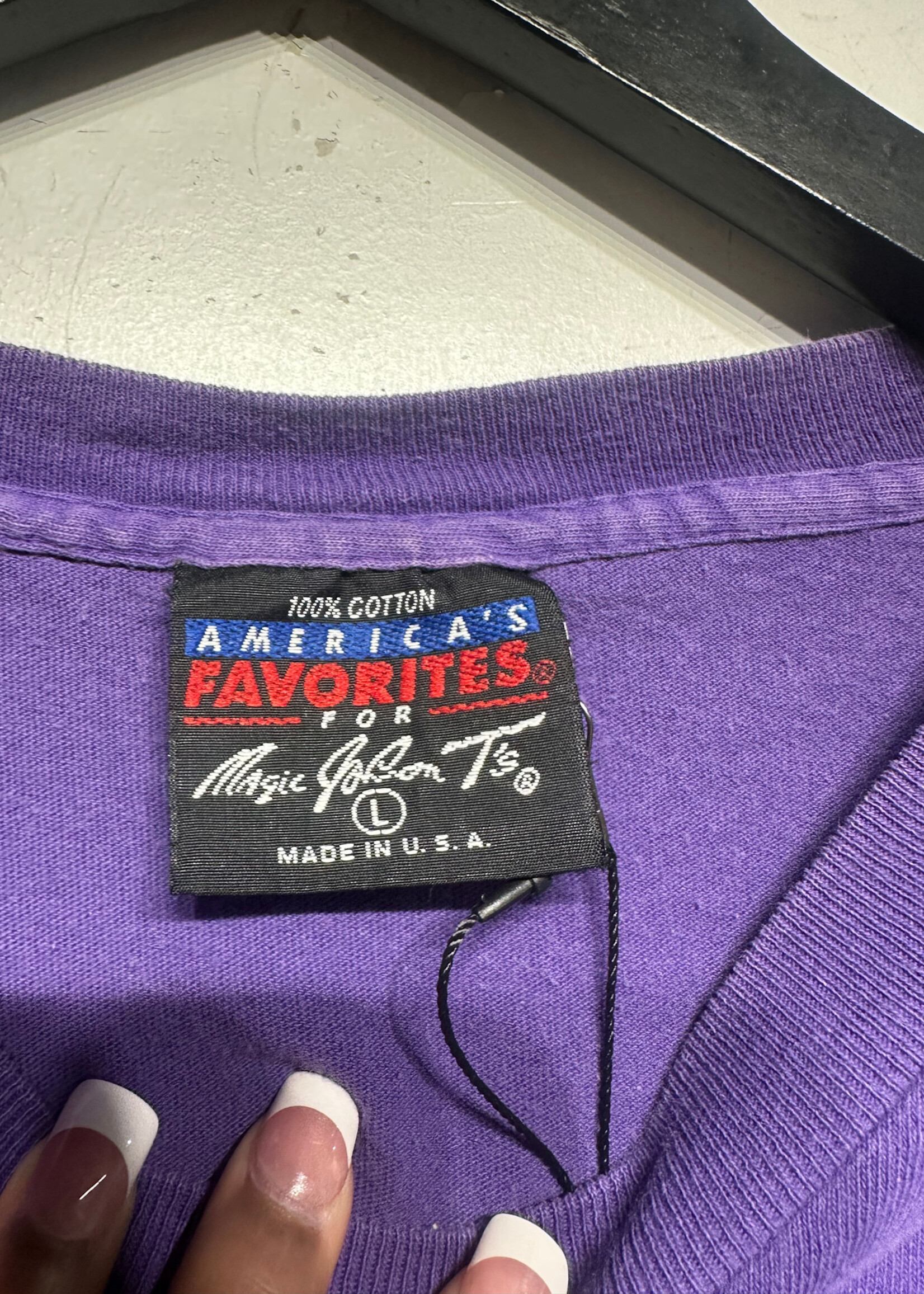 America's Favorites Lakers Crop Tee L AS IS