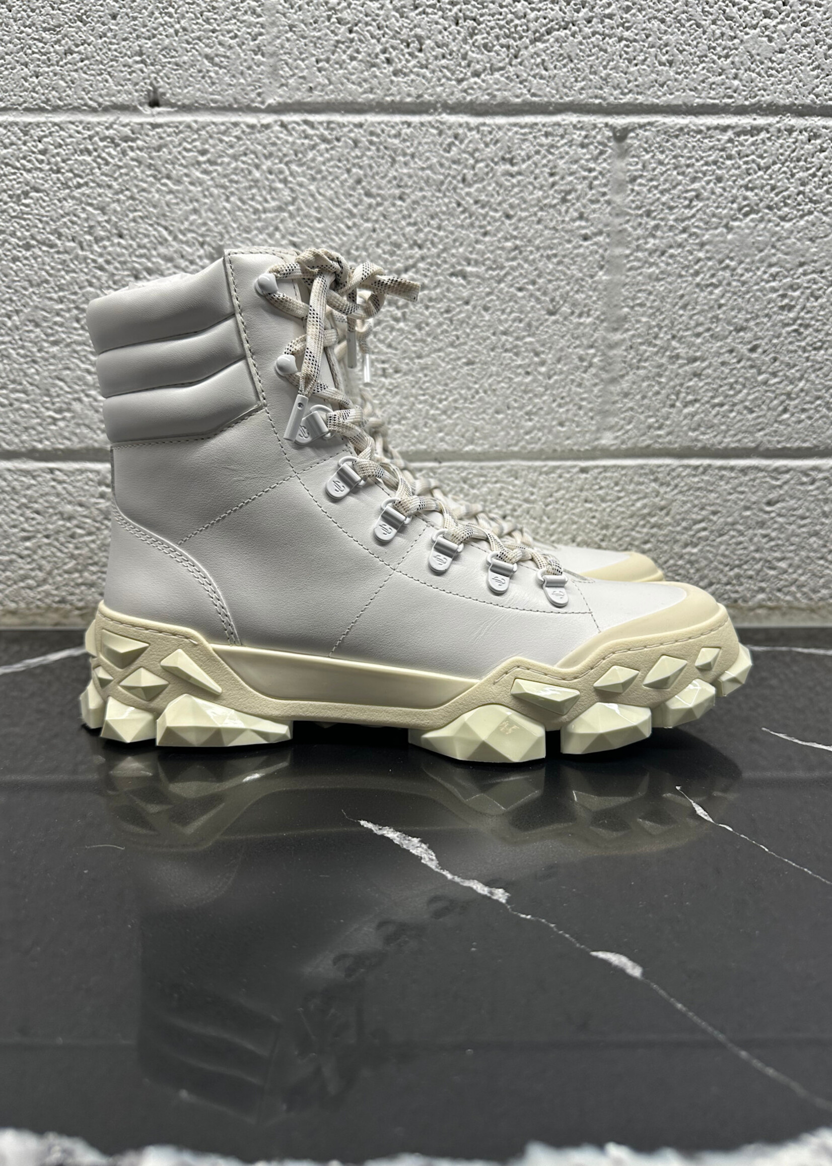 Jimmy Choo Diamond X Hike White Boots 8 Fem