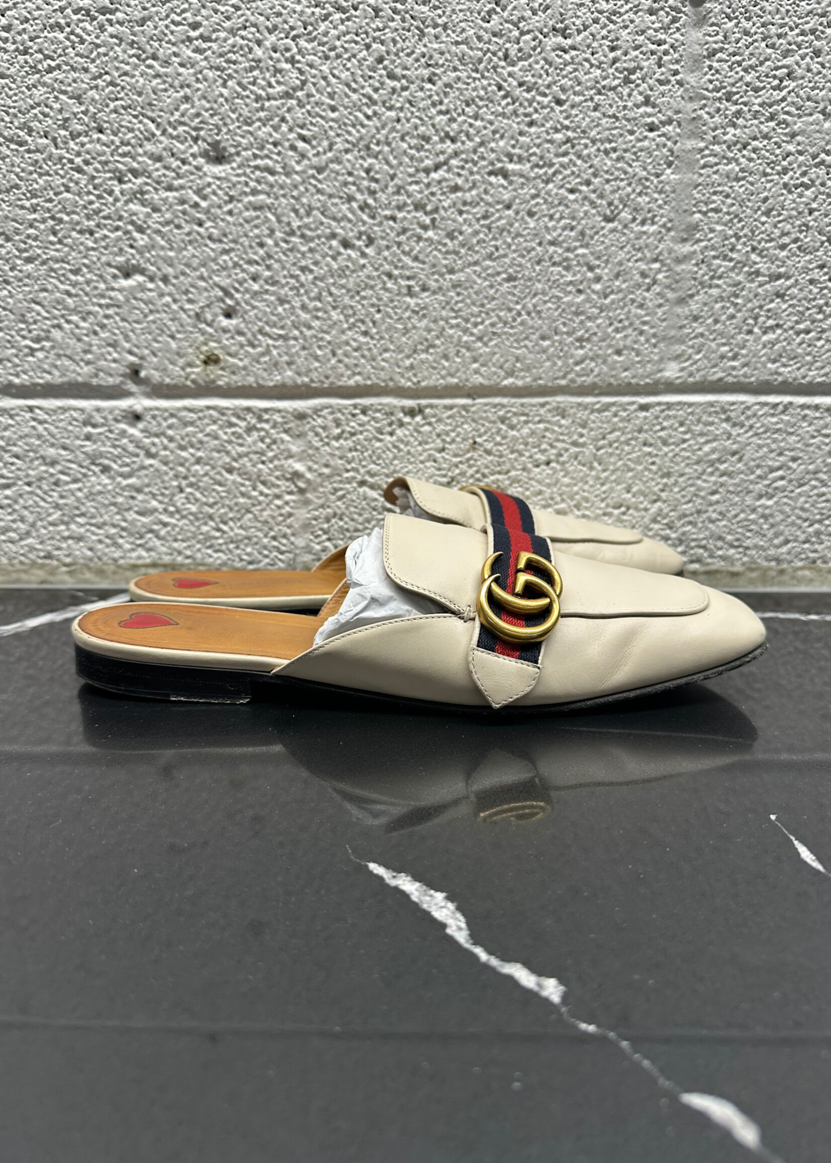 Gucci Peyton Marmont GG Mule Slides Fem 9.5