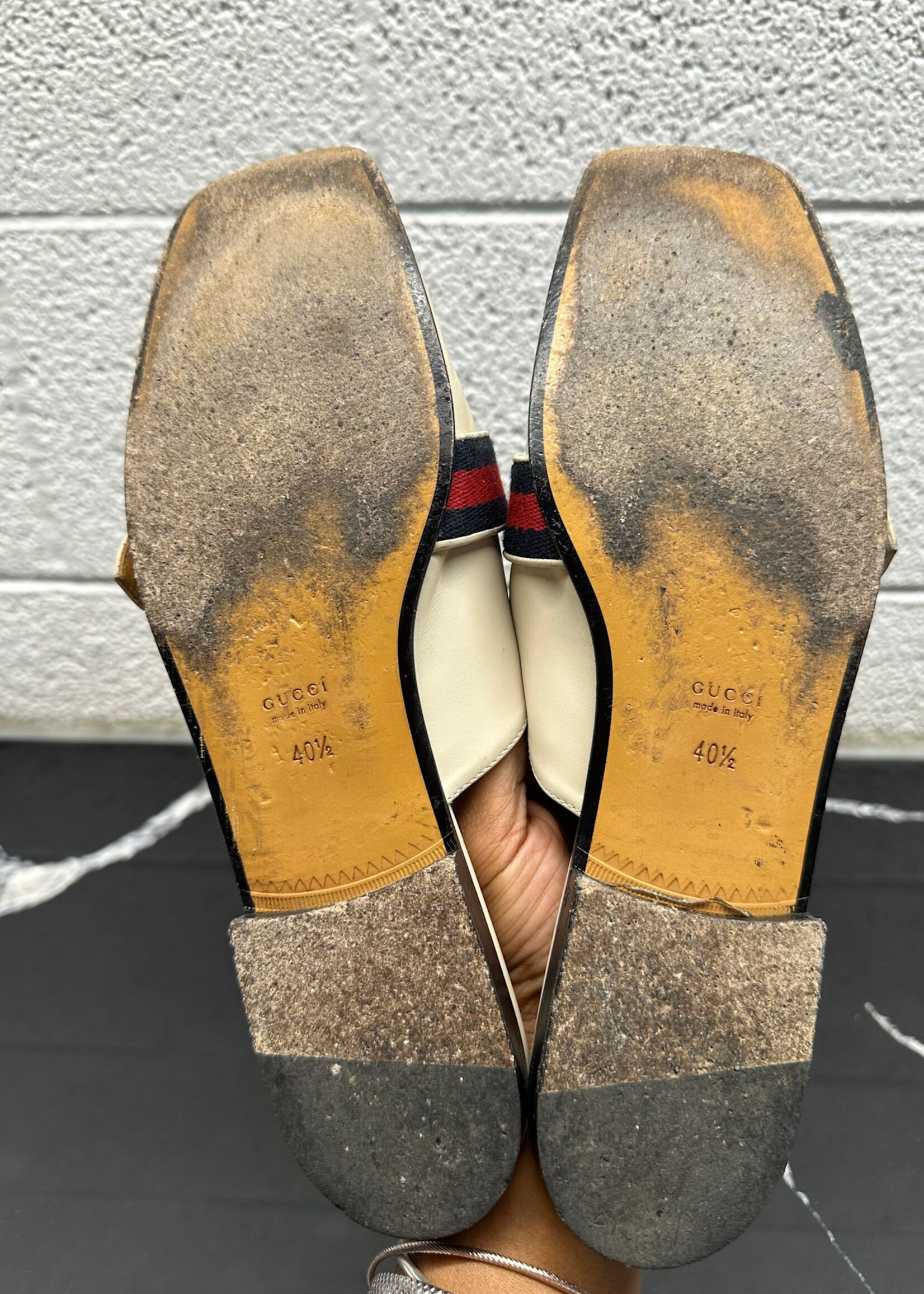 Gucci Peyton Marmont GG Mule Slides Fem 9.5