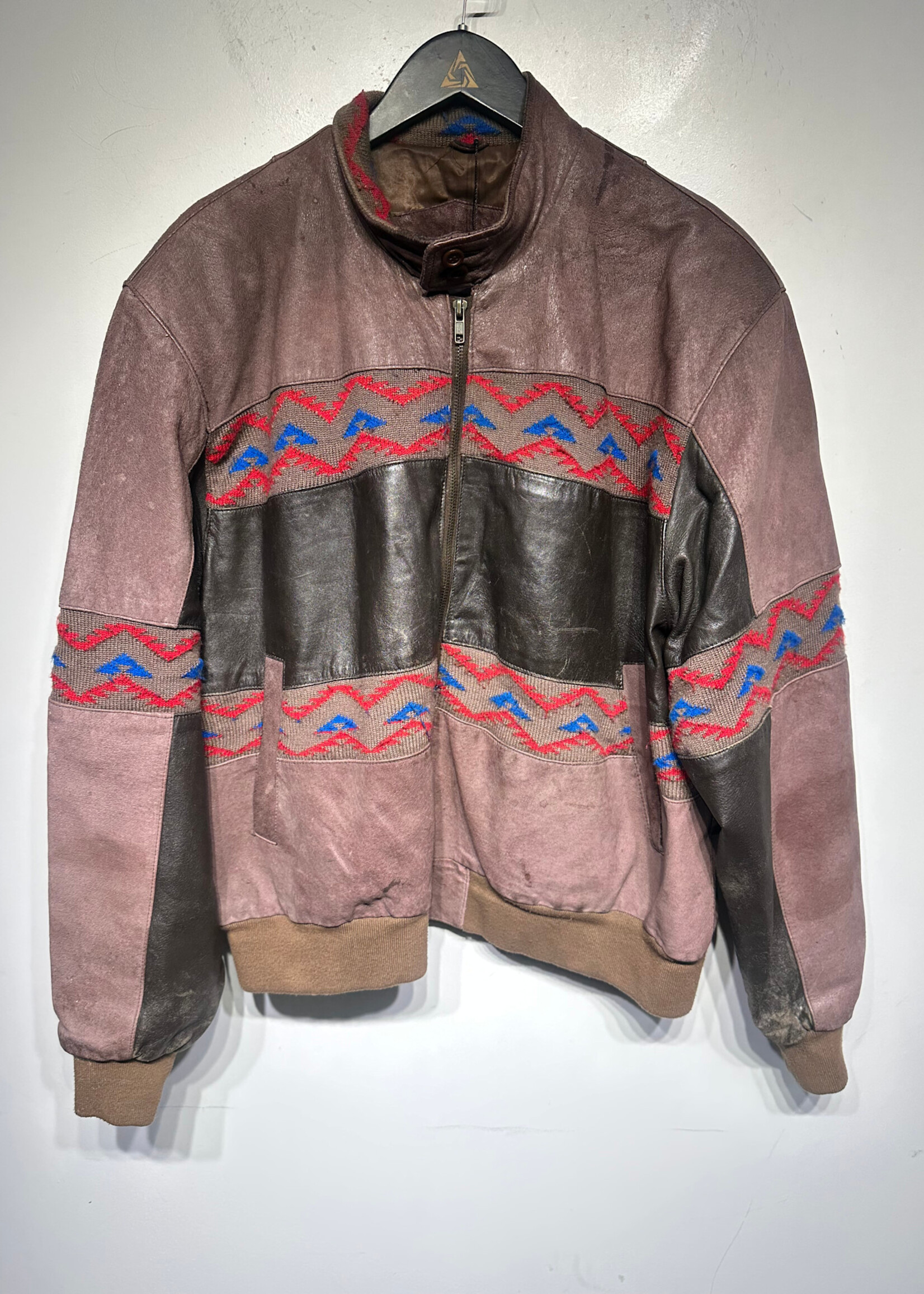 Outlaws Leathers Brown Jacket As Is XL