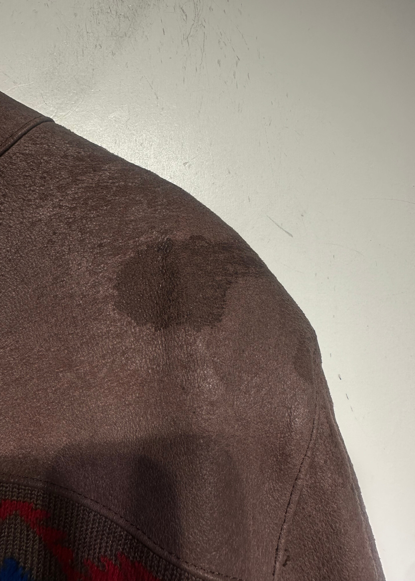 Outlaws Leathers Brown Jacket As Is XL