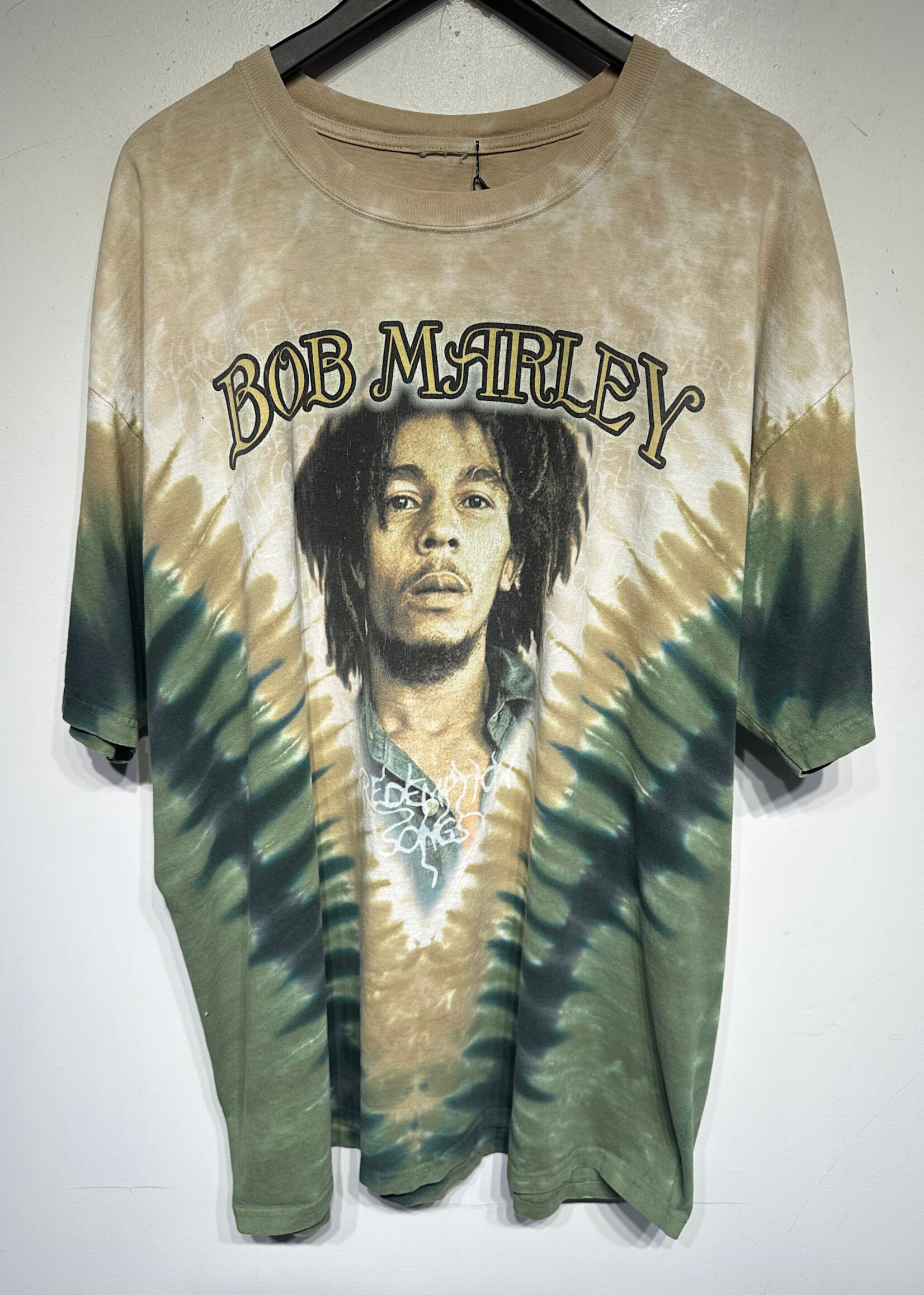 Bob Marley Songs Of Freedom Tan Green XXXL