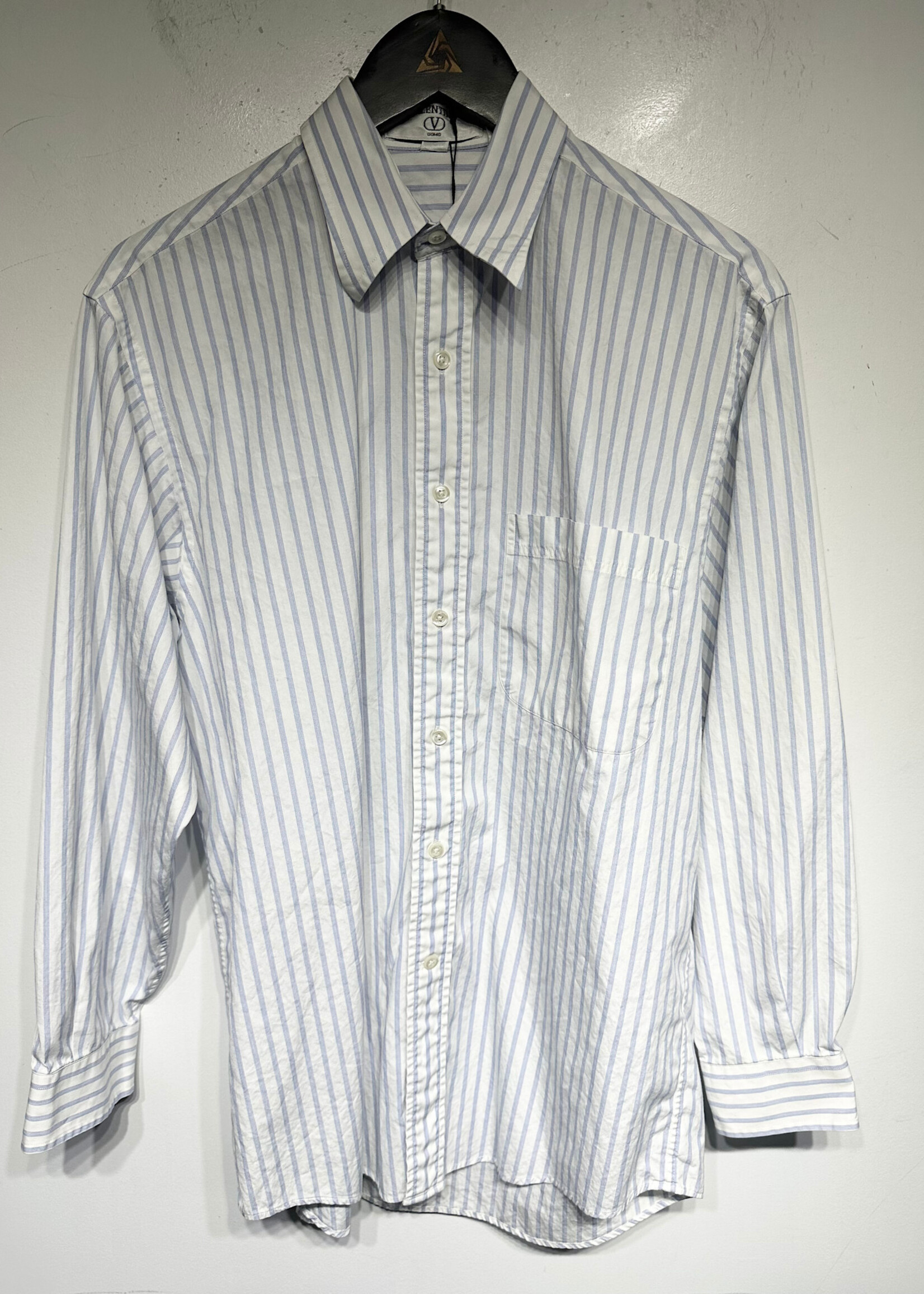 Valentino White Light Blue Stripe B/U XL