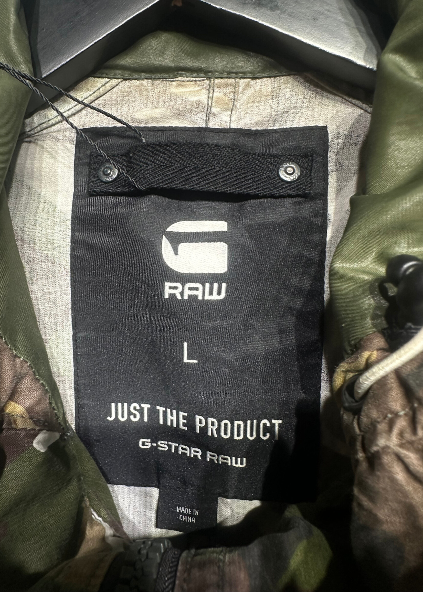 Gstar Camo Parka Jacket Masc L