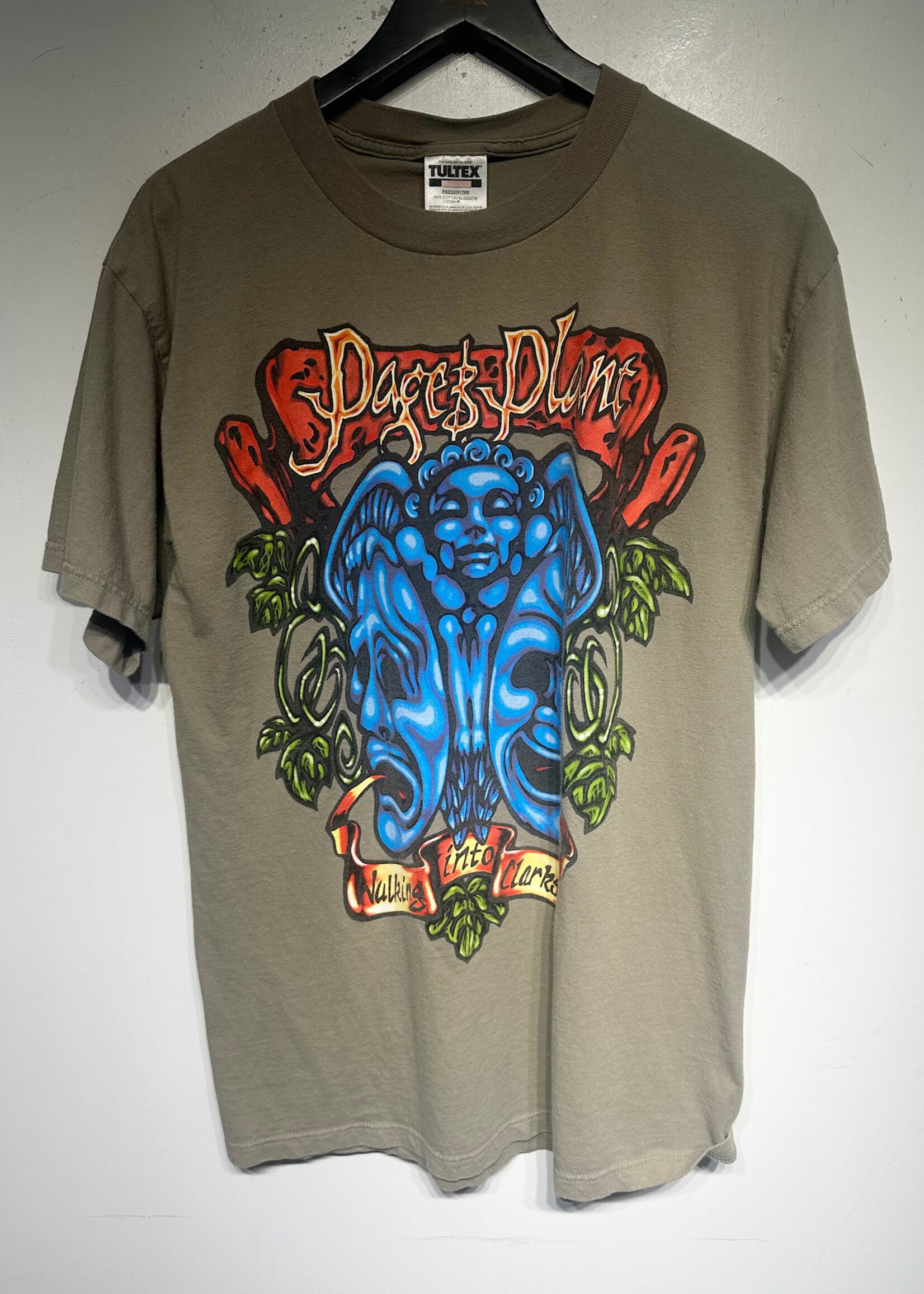 Page & Plant 98 Tan Tour Tee L