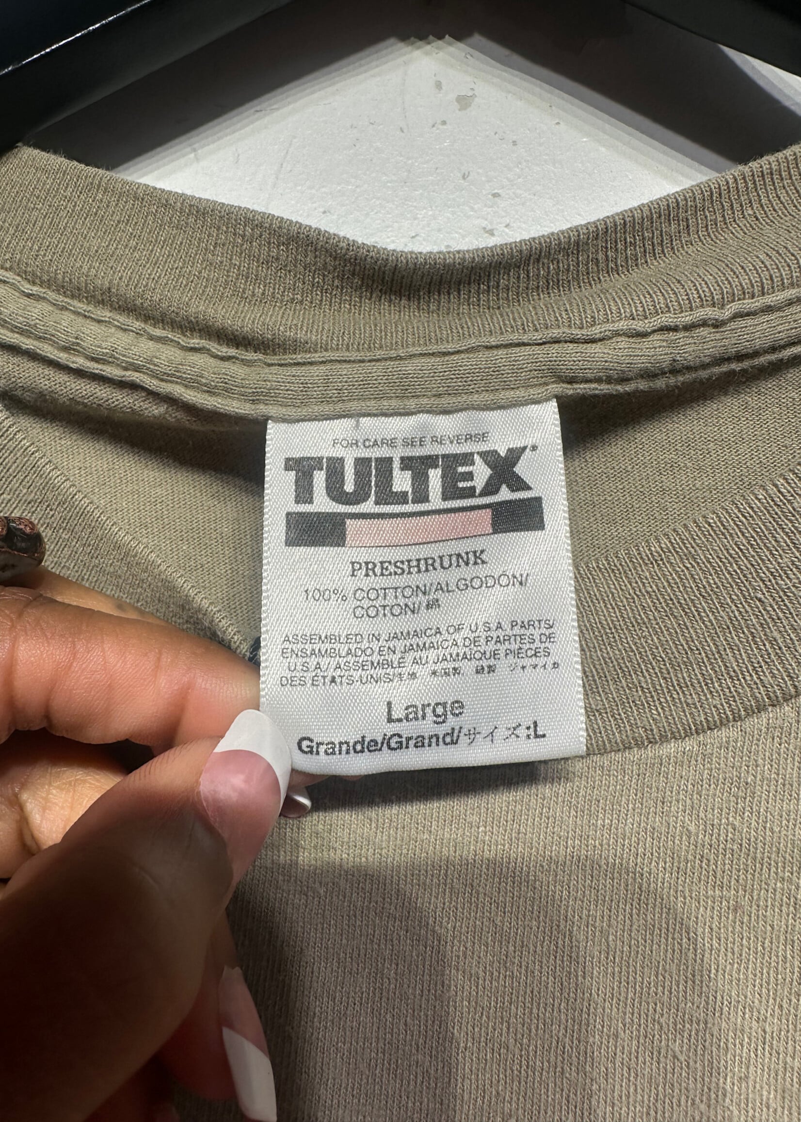 Page & Plant 98 Tan Tour Tee L