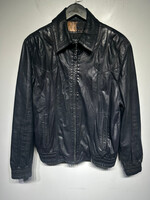 Bigardini Black Leather Jacket Masc L
