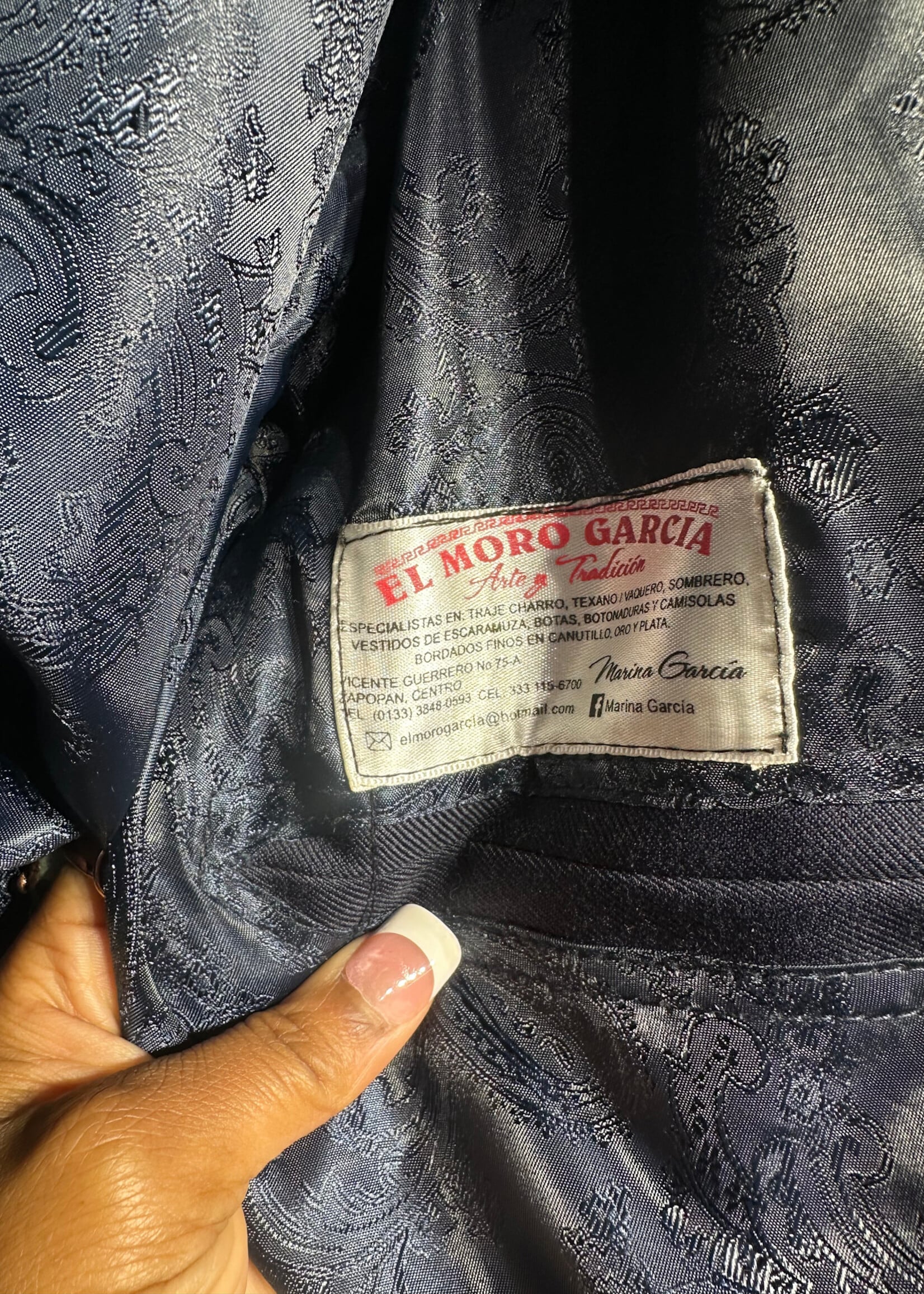 El Moro Garcia Mariachi Style Jacket Masc S