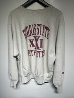 Ferris State Vintage Grey Distressed Sweater XL AS IS