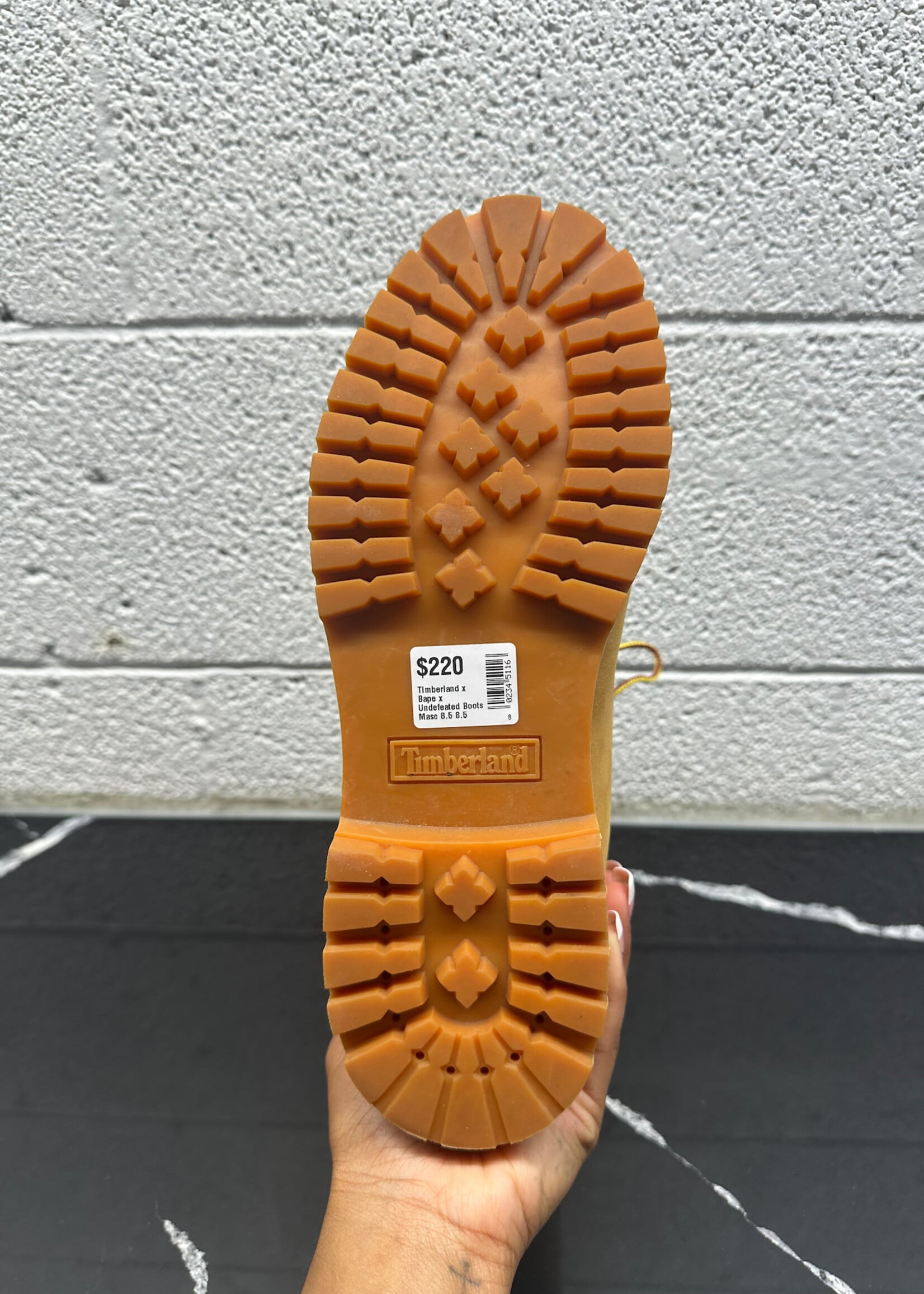 Timberland x Bape x Undefeated Boots Masc 8.5