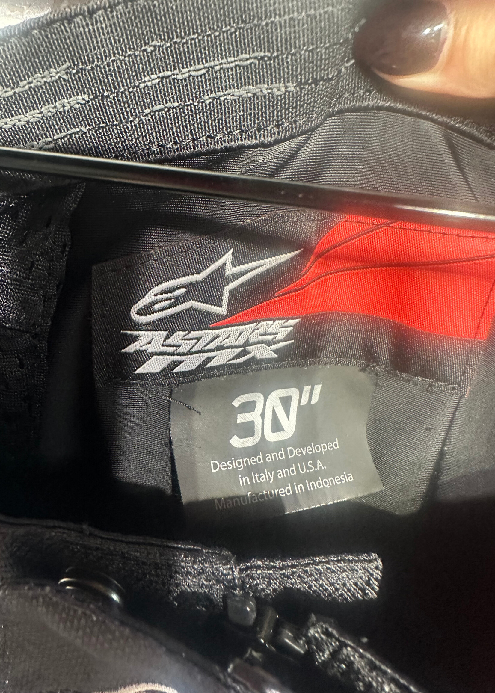 Astars MX Black Red Blue Dirtbiking Pants Masc 30