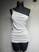 Jacquemus NWT One Shoulder White Top M