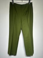 Valentino Green Straight Leg Wool Trousers Fem 29"