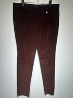 Gucci Brown Corduroy Pants W Riding Details Masc 36