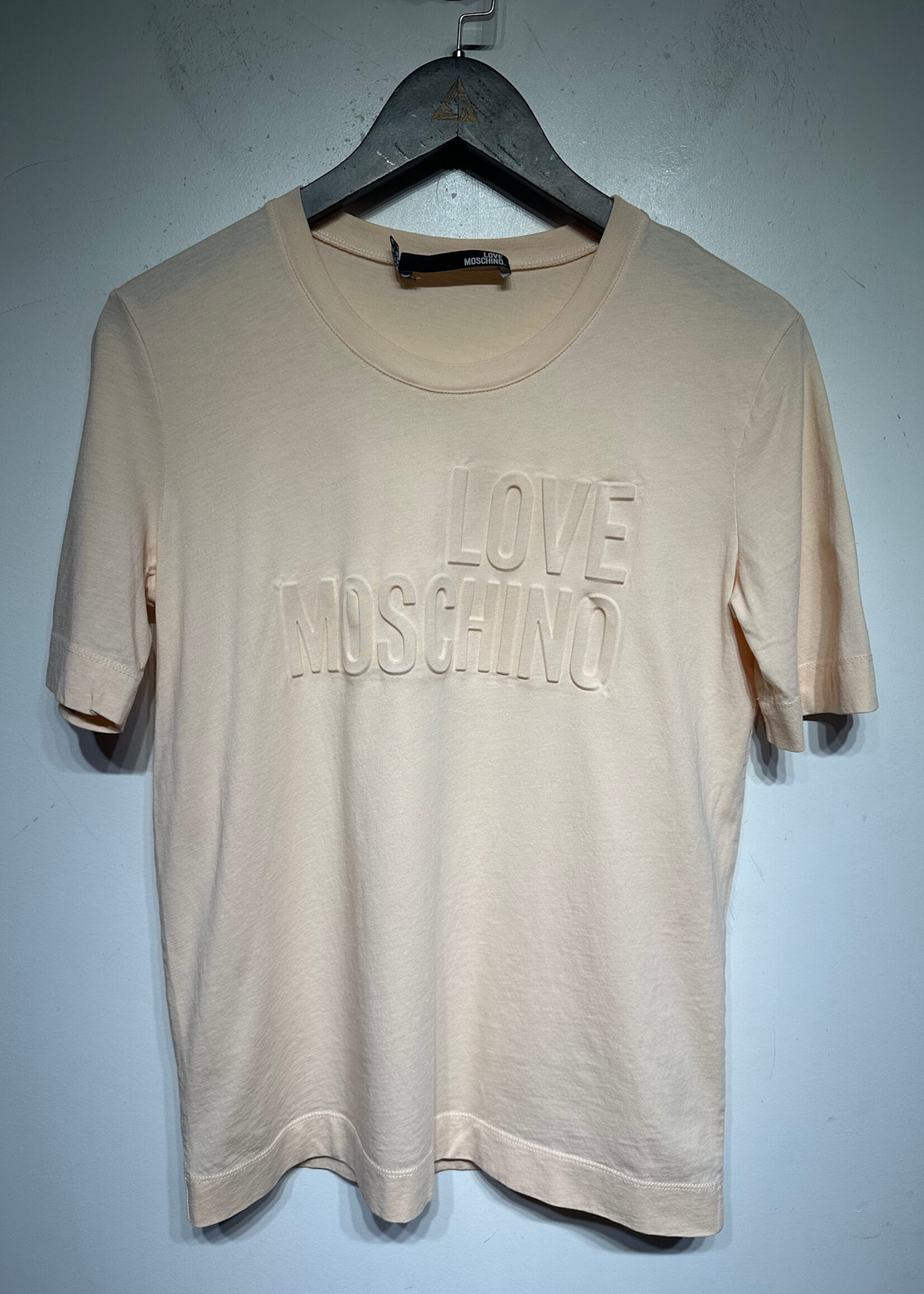 Love Moschino Embossed Tee Fem S