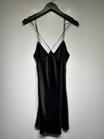 VICTORIA'S SECRET BLACK SILK DRESS M